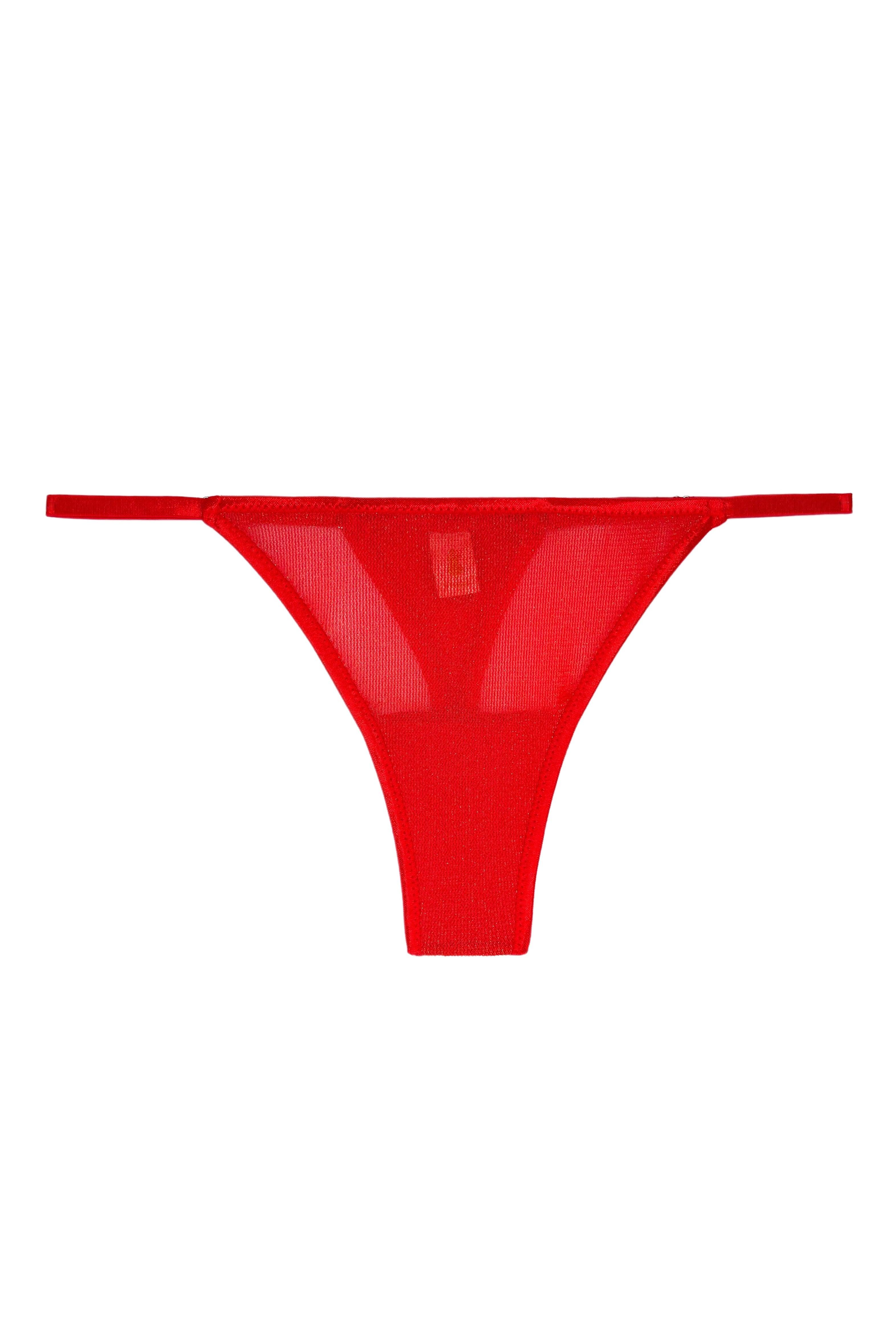 Wildly Gold red ultra thongs - yesUndress