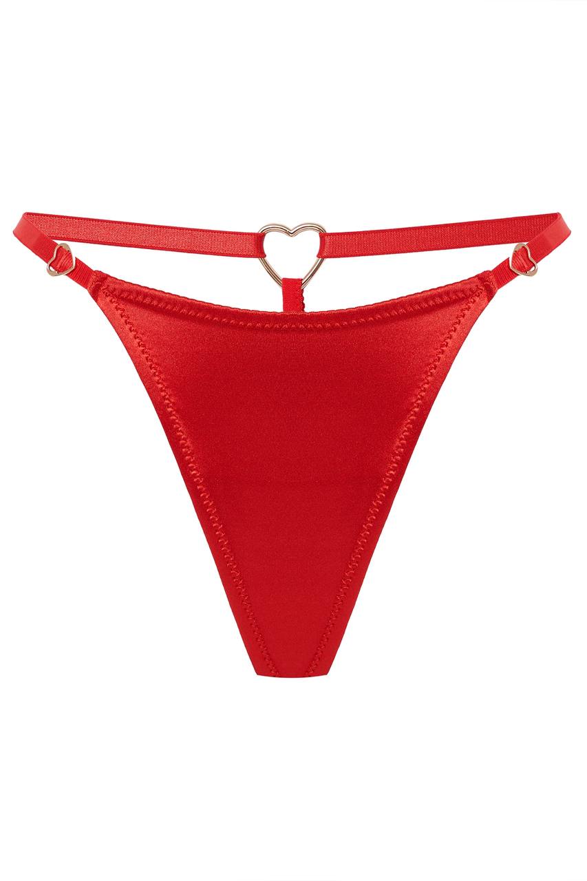 Sendy Red Thongs by Secret Room