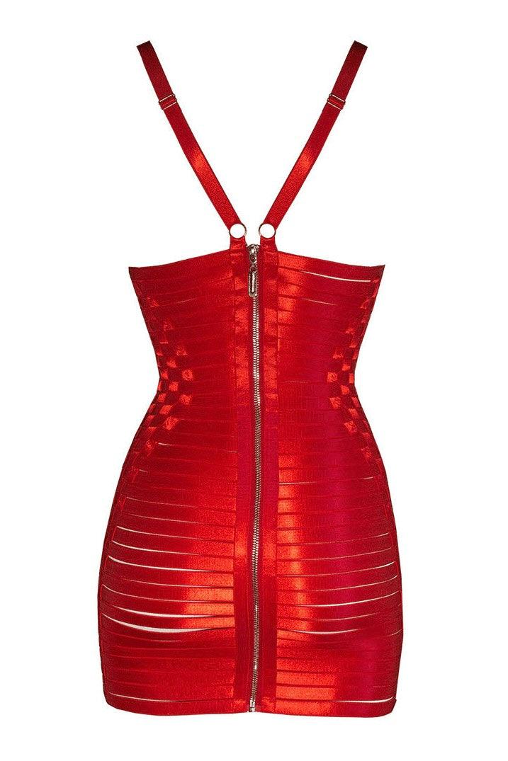 Cobra Red Dress - yesUndress