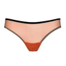 Marshmallow orange black slip panties - yesUndress