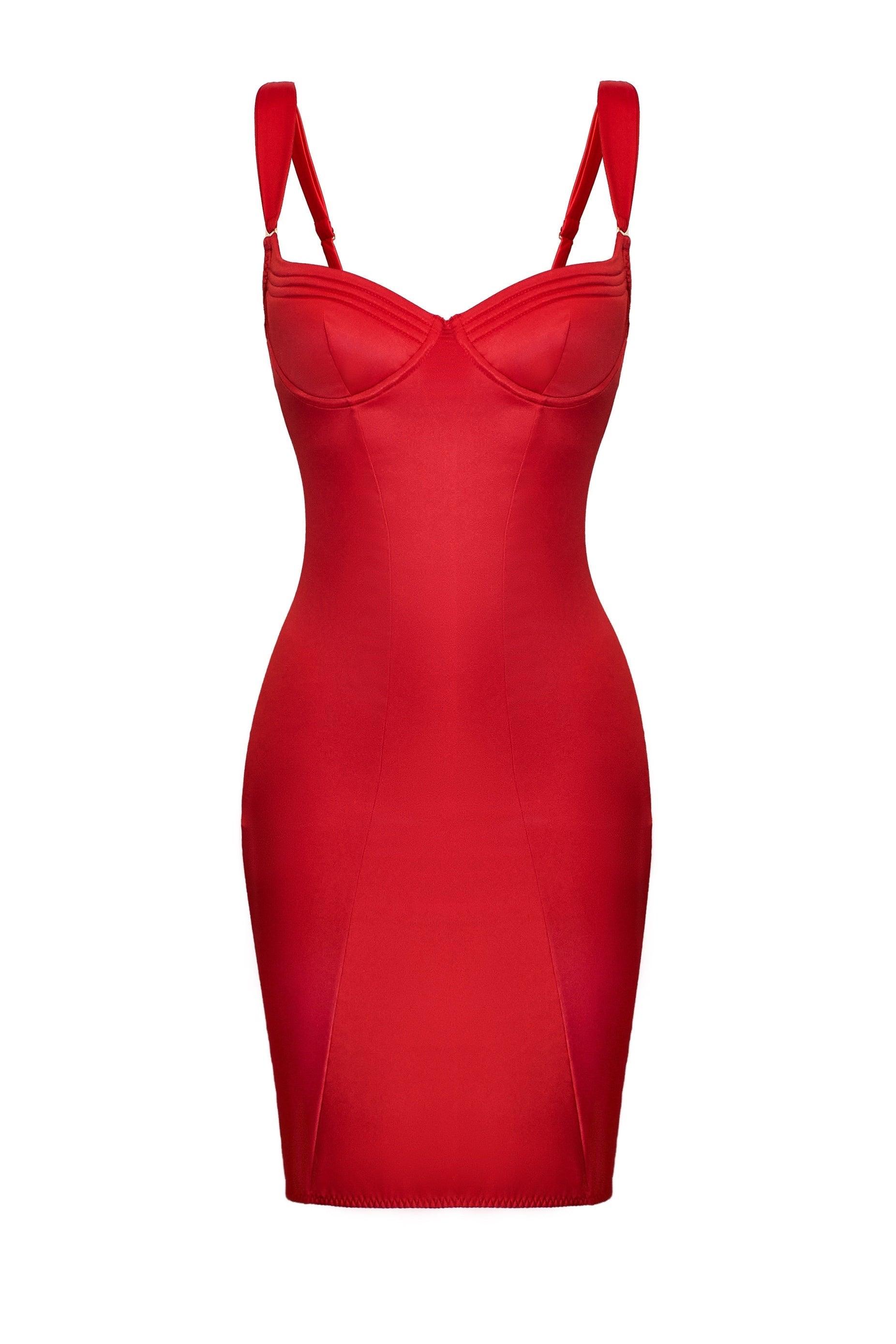 Cymothoe Red dress - yesUndress