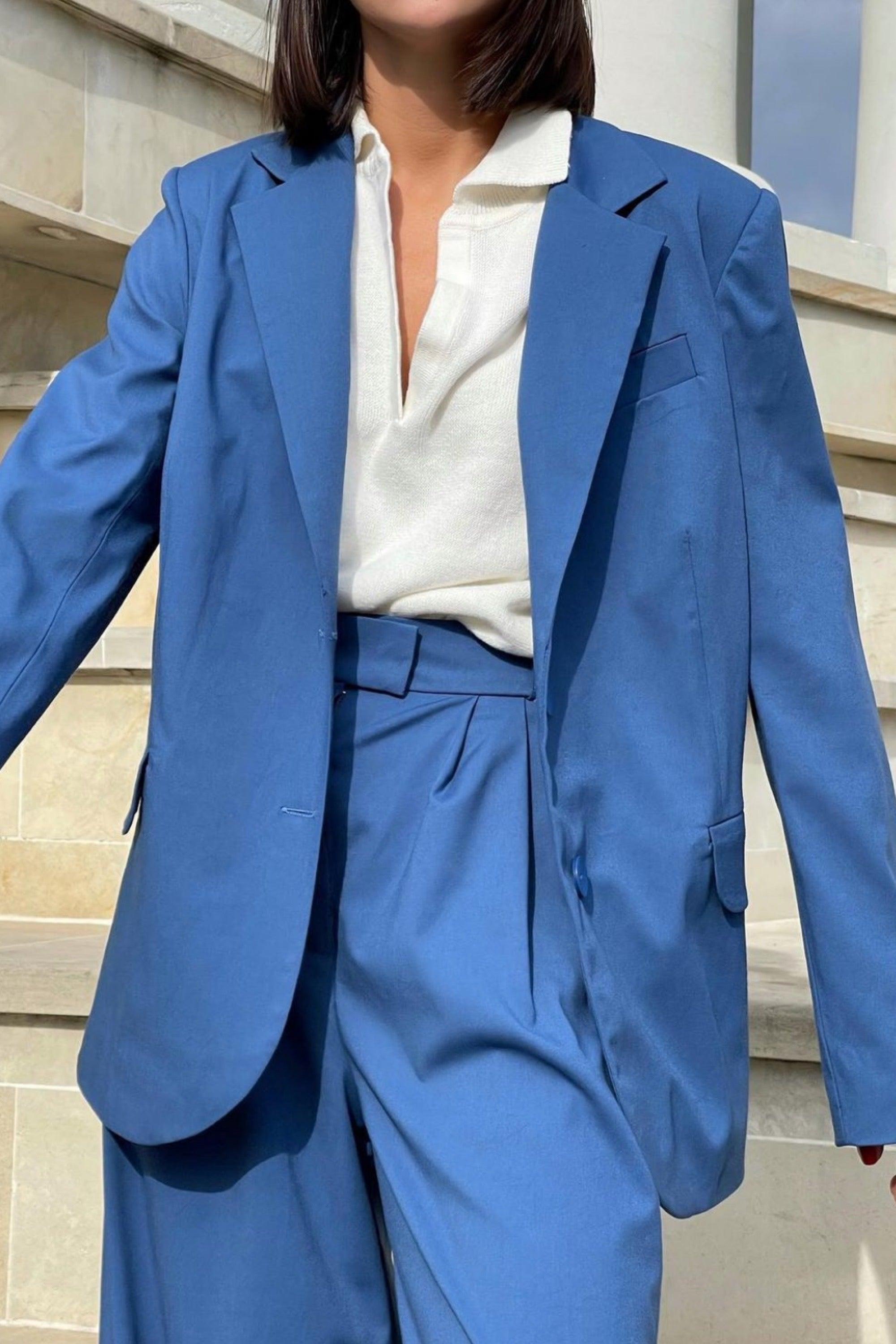Blue jacket 'London' - yesUndress