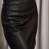 Leather high waisted mini skirt 'Madrid' - yesUndress