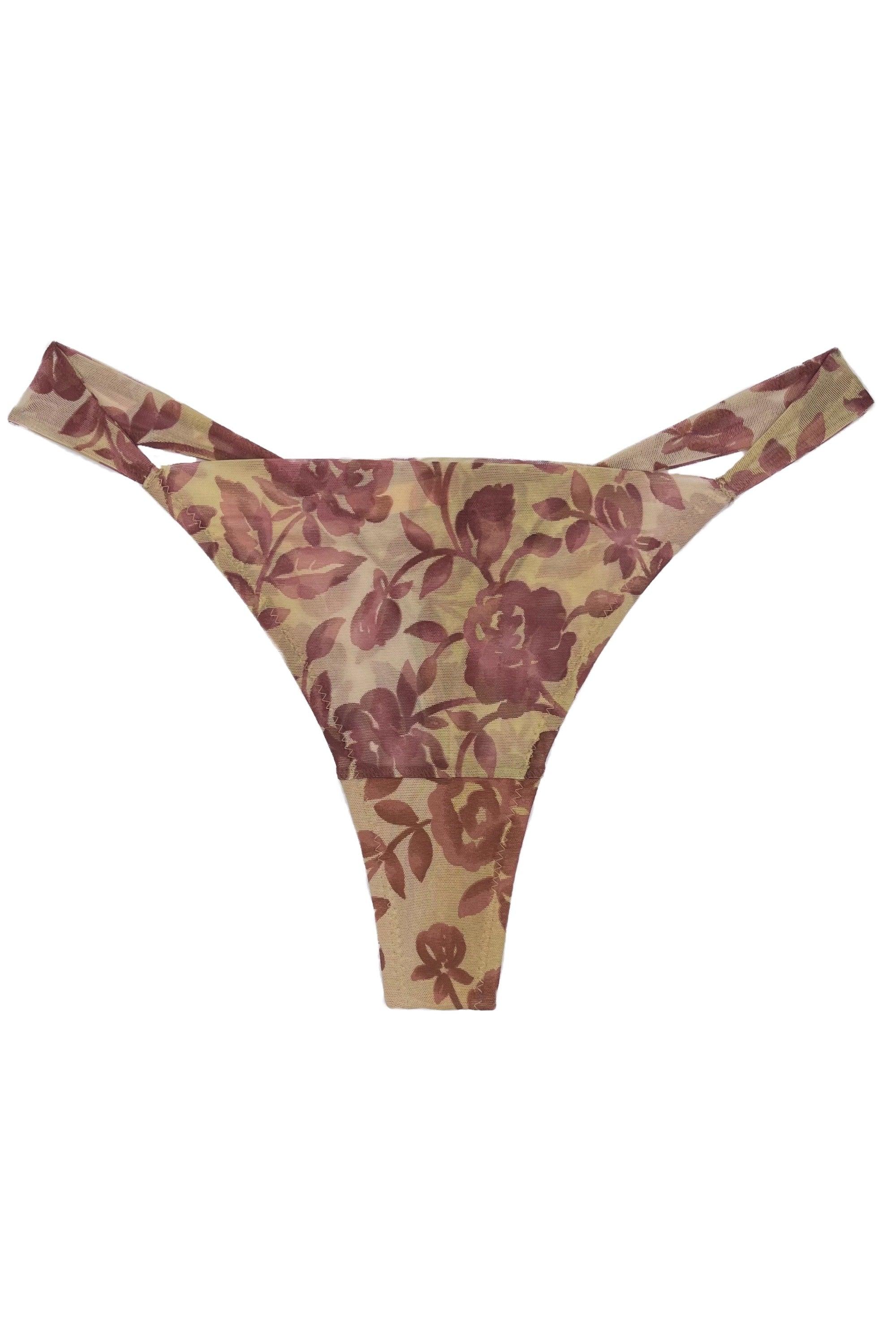Ideallia Blossom low-waisted thongs - yesUndress
