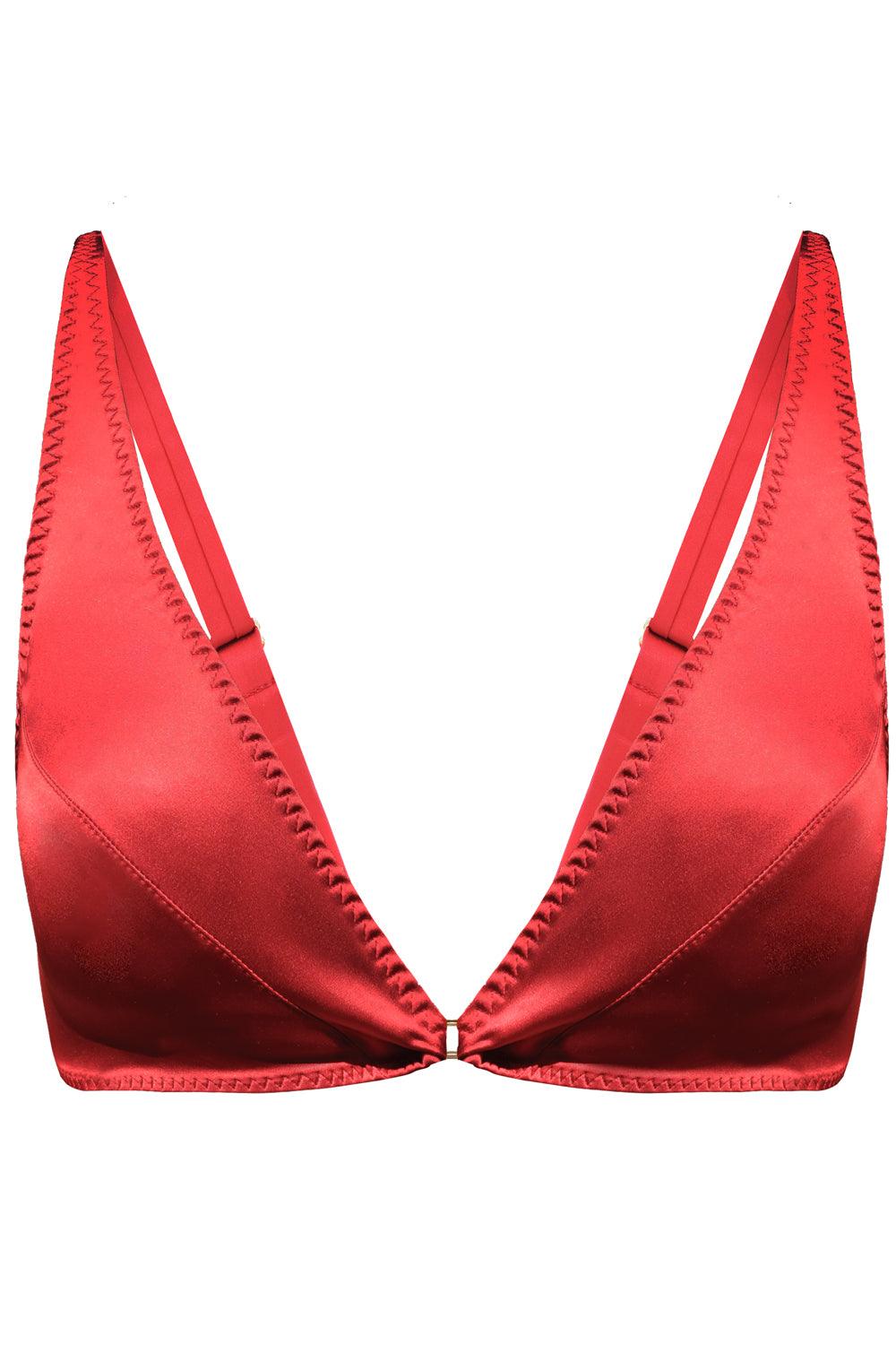 Beatrice Red soft bra - yesUndress