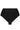 Bisectrix Black high waisted bikini bottom - yesUndress