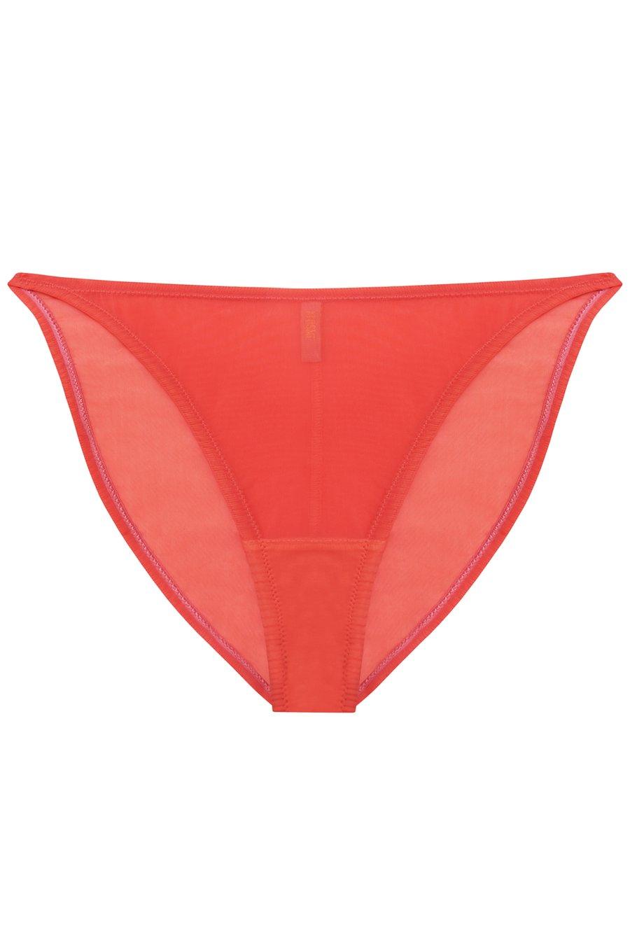 Constance Tangerine high-waisted panties - Slip panties by More! Keòsme. Shop on yesUndress
