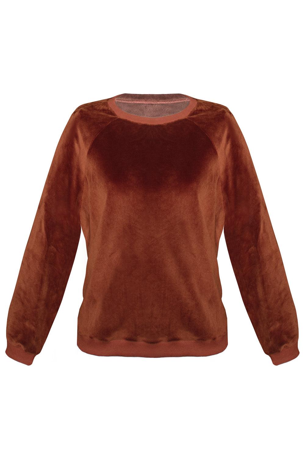 Foxy Terracotta sweater - Sweater by yesUndress. Shop on yesUndress