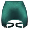Joli Gloss emerald-black none-garter belt - yesUndress
