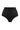 Aura black high waisted slip panties - yesUndress