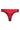 Joli Gloss red-black mid-waisted thongs - yesUndress