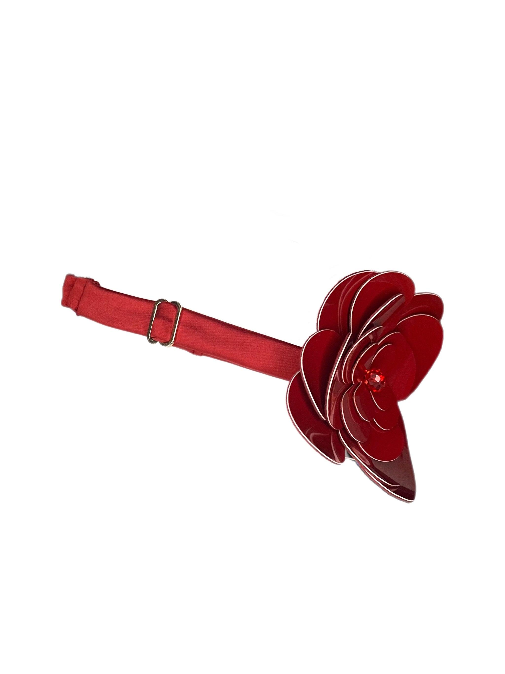 Choker Floralle red - yesUndress