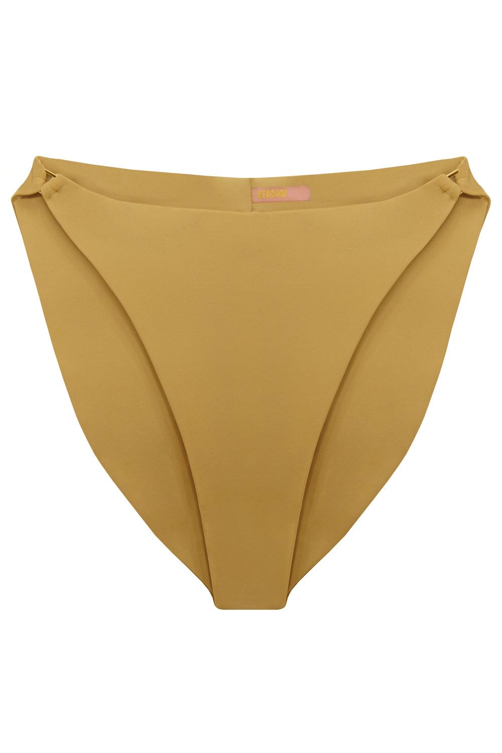 Radiya Golden Beige high waisted bikini bottom - Bikini bottom by yesUndress. Shop on yesUndress