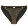 Titaniya Gold Black bikini bottom - Bikini bottom by yesUndress. Shop on yesUndress