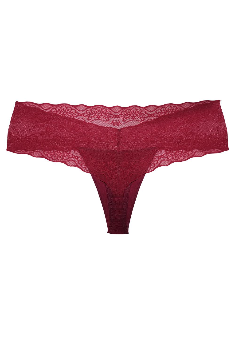 Wingy maroon brazilian panties - Brazilian panties by WOW! Panties. Shop on yesUndress