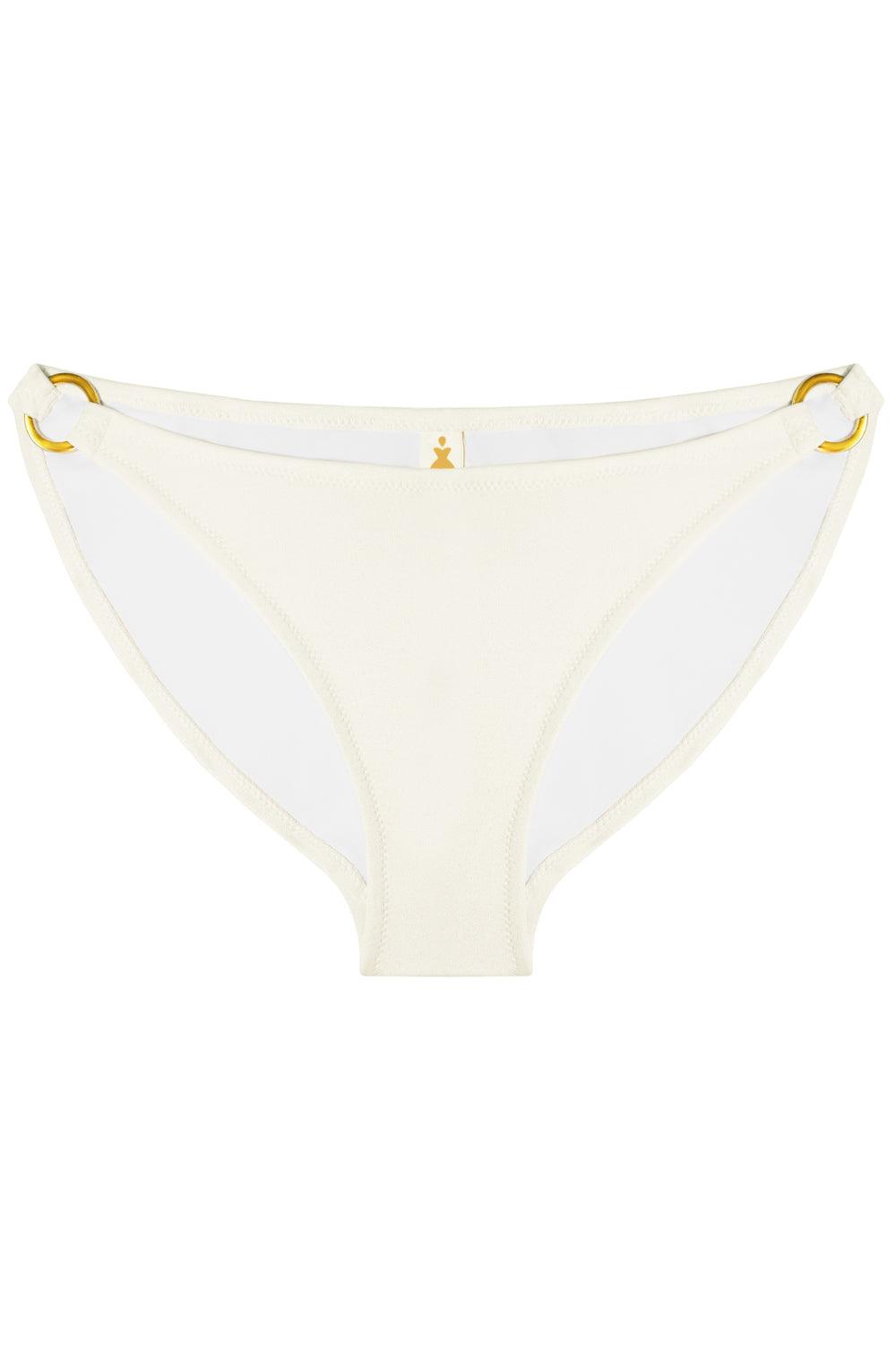 Titaniya Gold Ivory bikini bottom - Bikini bottom by yesUndress. Shop on yesUndress