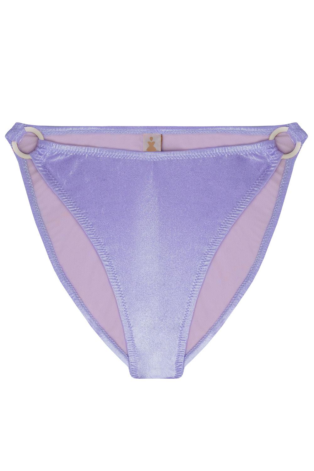 Titaniya Lilac high waisted bikini bottom - Bikini bottom by yesUndress. Shop on yesUndress