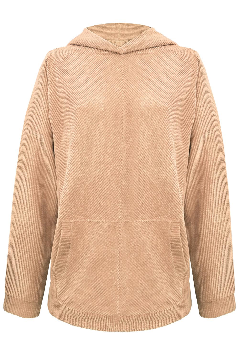 Velveteen Beige hoodie - Sweater by yesUndress. Shop on yesUndress