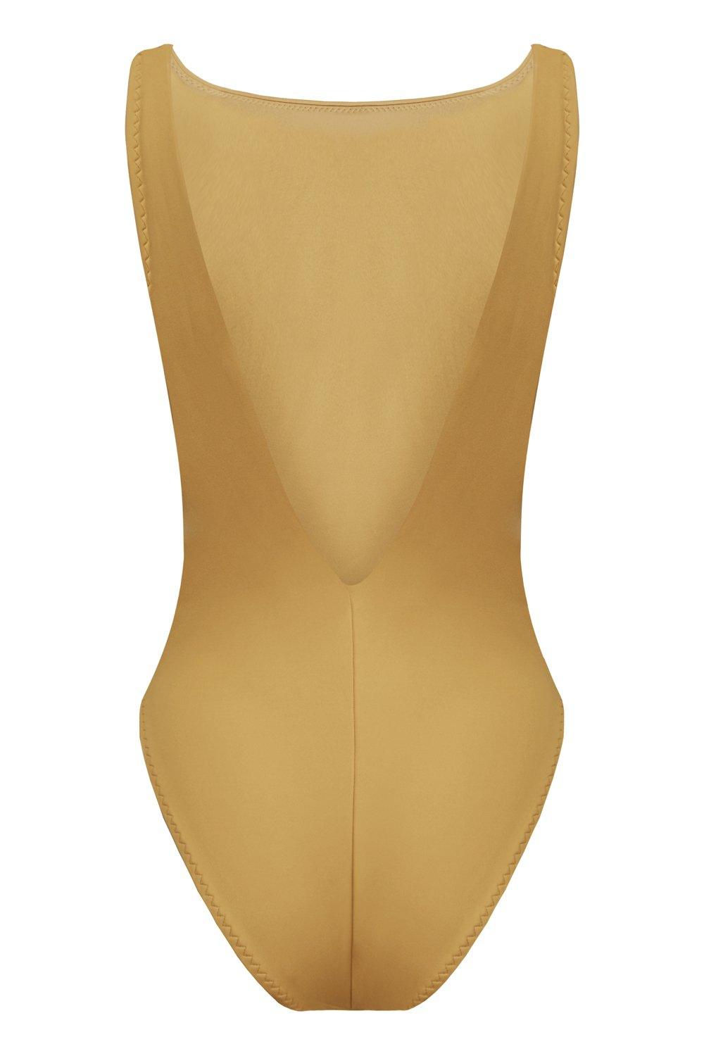 Vertex Golden Beige swimsuit - yesUndress